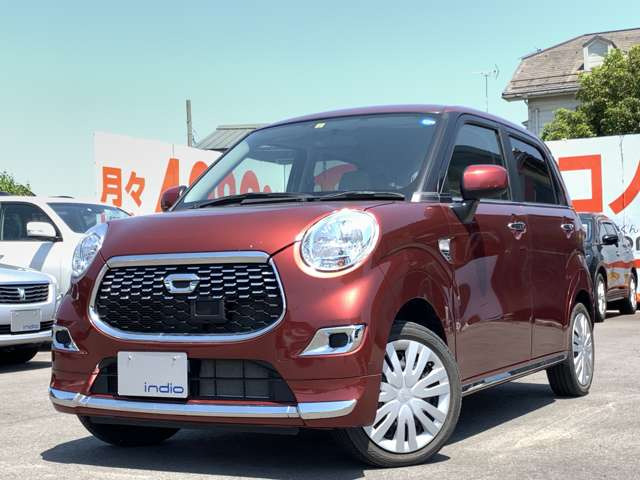 中古車 ダイハツ キャスト スタイル X ◯ナビ/スマートキー/横滑り防止/CDDVD の中古車詳細 (42,000km, レッド, 富山県,  59.8万円)