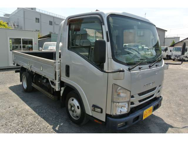 中古車 いすゞ エルフ 標準セミロング全低床 6AT アルミ縞板笠 積載2