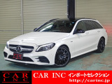 Cクラスワゴン AMG C43ワゴン C43 4マチック 4WD パノラマSR レッド本革 Burmester HUD