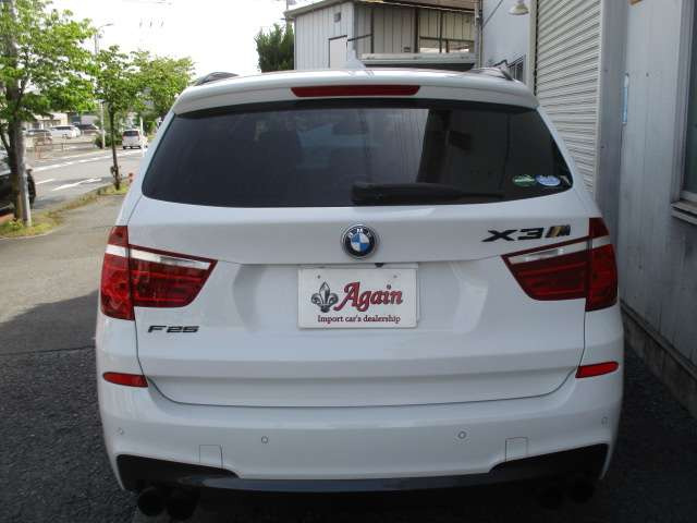 中古車 BMW X3 xドライブ35i Mスポーツパッケージ 4WD ターボ車黒革HDD