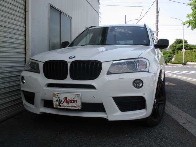 中古車 BMW X3 xドライブ35i Mスポーツパッケージ 4WD ターボ車黒革HDD