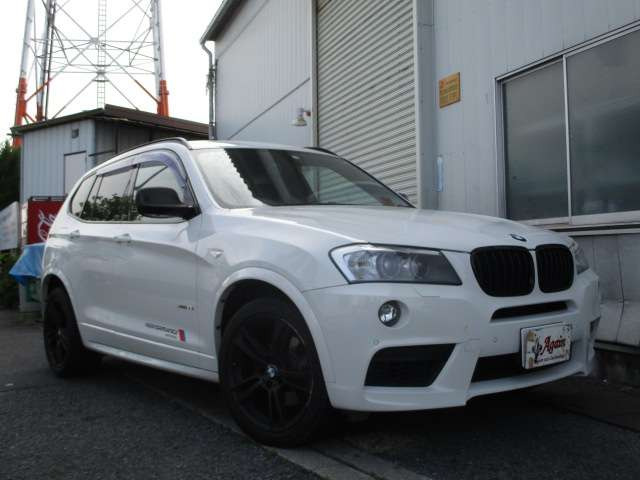 中古車 BMW X3 xドライブ35i Mスポーツパッケージ 4WD ターボ車黒革HDD