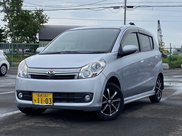 中古車 ダイハツ ミラ カスタム X 4WD 社外アルミ・プライバシーガラス の中古車詳細 (35,000km, シルバー, 北海道, 38万円) 