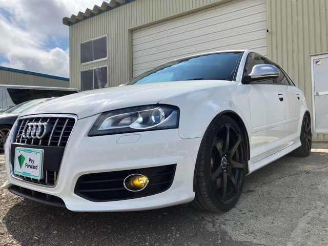 中古車 アウディ S3スポーツバック 2.0 4WD AVSアルミ カスタム