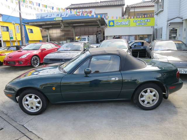 中古車 ユーノス ロードスター 1.6 Vスペシャル ガレージ保管禁煙車 の中古車詳細 (170,000km, グリーン, 埼玉県, 228万円) |  中古車情報・中古車検索なら【車選びドットコム（車選び.com）】