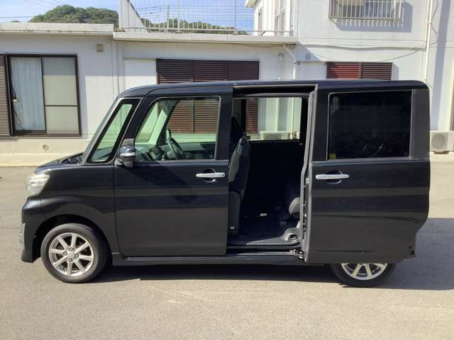 中古車 ダイハツ タントカスタム X SA 衝突被害軽減ブレーキ 左側電動