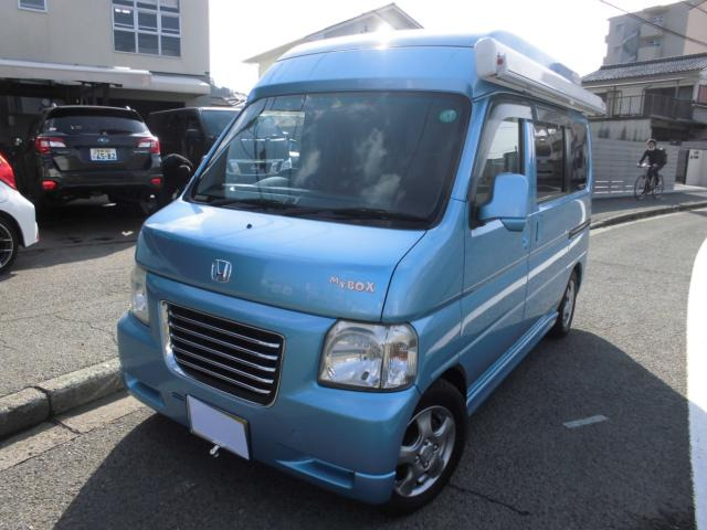 中古車 ホンダ バモスホビオ ターボ キャンピングカー仕様 の中古車詳細 (160,000km, 青, 愛媛県, 110万円) |  中古車情報・中古車検索なら【車選びドットコム（車選び.com）】