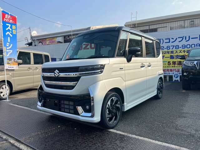 スズキ スペーシアカスタム ハイブリッド(HYBRID) XSターボ 9インチ全