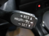 「Toyota Safety Sense P」の機能の一つ、レーダークルーズコントロール(全車速追従機能付)のスイッチレバー。