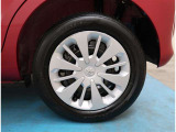 【タイヤ・ホイール】タイヤサイズ165/65R14の純正ホイールです。タイヤ溝は約6mmになります。