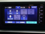 AM/FMチューナー、CD、SDオーディオ、ワンセグTV、Bluetoothオーディオ付き