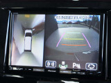 360度ビューモニター 4つのカメラで前後左右、俯瞰映像を表示、ドライバーからは見えない領域の危険認知をサポートするシステム搭載しています。便利ですが過信をしないで、目視確認を忘れずにお願いします!