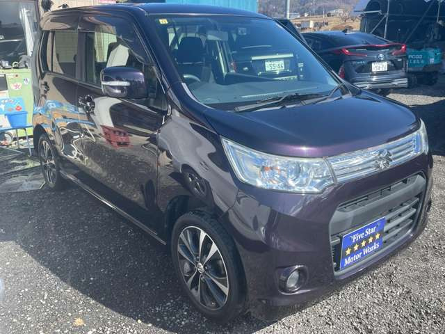 スズキ ワゴンRスティングレー T の中古車詳細 (78,000km, パープル