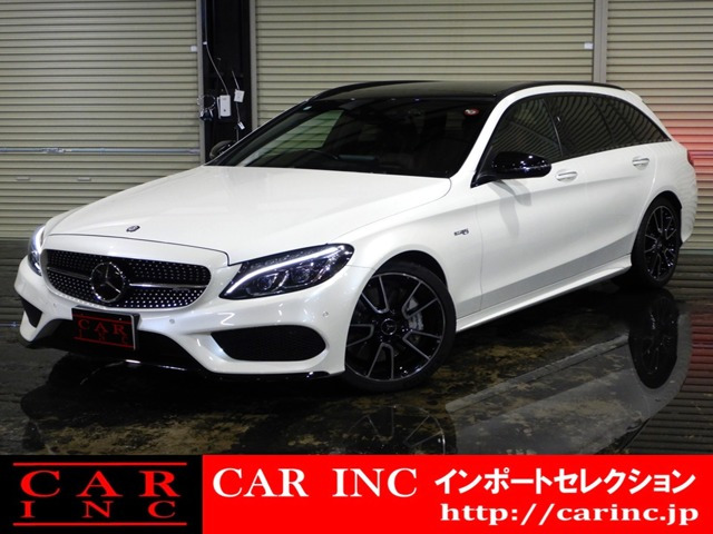 Cクラスワゴン AMG C43 4マチック 4WD サンルーフ 赤革シート Burmester