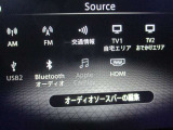 音響ソースが豊富です♪♪  Bluetoothオーディオが装着されているのでスマホの曲再生も出来ます(スマホの機種やナビバージョンによって接続できない場合がありますのでご了承くださいませ)