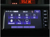 Bluetooth接続に対応しております。AM.FMラジオ CDステレオです。TVも視聴可能です(停車時)