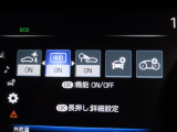 運転者向けの情報をフロントガラスに投影するヘッドアップディスプレイを装備しております。