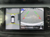 『アラウンドビュ-モニタ-』真上から見下ろしているかのような映像により周囲の状況を知ることで駐車を楽に行う為の支援技術です。