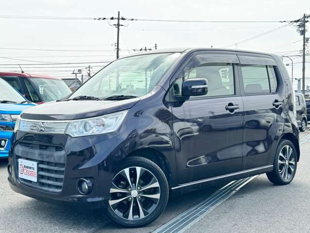 中古車 スズキ ワゴンRスティングレー T ナビ/スマートキー/純正アルミ/ の中古車詳細 (47,000km, パープル, 富山県, 48.8万円)  | 中古車情報・中古車検索なら【車選びドットコム（車選び.com）】