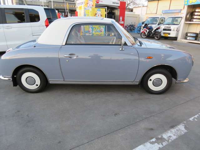 日産 フィガロ 1.0 オープントップ ホワイトレザー 車庫保管 の中古車