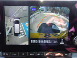 アラウンドビューモニターを装備!<駐車の際にナビ画面に車を真上から捉えた映像が映ります。駐車の時、とても便利な装備です。>