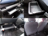 助手席シートアンダーボックスは、耐荷重2.0KG。靴や洗車道具、汚れて人には見せたくないものを収納するのに便利です!