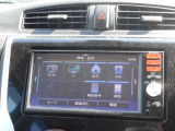 メモリーナビ(MM115D-W)、フルセグTV、AM・FMラジオ、CD再生、Bluetooth付き。