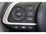 ステアリングスイッチでハンズフリー電話や音声認識、オーディオ操作やマルチインフォメーションディスプレイ内の表示切替えなどが出来ます。走行中に視線を逸らさず出来る手元操作は安全運転につながります。