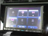 ナビゲーションはギャザズ8インチナビ(VXM-205VFEi)を装着しております。AM、FM、CD、DVD再生、Bluetooth、フルセグTVがご使用いただけます。