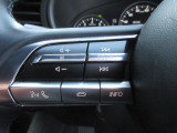 ステアリングには運転中でもオーディオ操作が手元でできるオーディオリモートコントロールスイッチを装備。ボリューム、AVソースの切り替え、チャンネルの切り替え、ミュートが使用できます