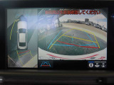 車両を上から見たような映像をナビ画面に表示するパノラミックビューモニター!
