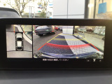 車両の前後左右にある4つのカメラを活用し、センターディスプレイの表示や各種警報音で低速走行時や駐車時に車両周辺の確認を支援するシステムです。車庫入れが苦手な方におすすめです。