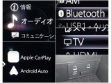 【スマホ連携も♪】 BluetoothやUSBは勿論、オプションのTV搭載!またスマホのアプリの一部がコネクトで使用できるアップルカープレイ、アンドロイドオートにも対応♪
