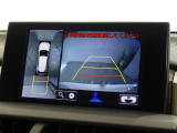 パノラミックビューモニターは車両周辺の状況をリアルタイムでしっかりと確認できます。