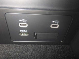 USB端子×2とHDMI端子も標準装備♪
