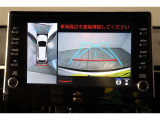 車両を上から見たような映像表示するパノラミックビューモニター付き!