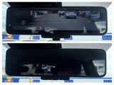 【インテリジェントルームミラー】通常のミラーと、車両後方のカメラで映し出される映像で確認できるモードをお使い頂けます!乗員や荷物で後ろが見えないときや、雨で視界が悪いときに便利です!