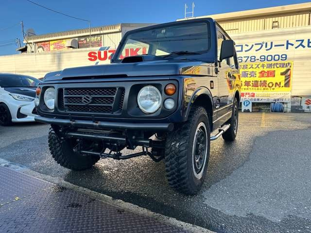 中古車 スズキ ジムニー ランドベンチャー 4WD 社外バンパー/ステアリング サイドステップ の中古車詳細 (236,000km, ダークブルー,  大阪府, 78万円) | 中古車情報・中古車検索なら【車選びドットコム（車選び.com）】