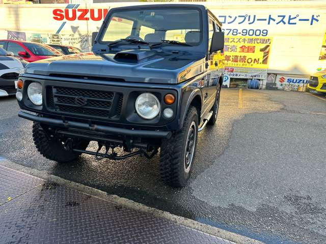 中古車 スズキ ジムニー ランドベンチャー 4WD 社外バンパー/ステアリング サイドステップ の中古車詳細 (236,000km, ダークブルー,  大阪府, 78万円) | 中古車情報・中古車検索なら【車選びドットコム（車選び.com）】