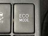 【ECOモード】ECOスイッチを押すとバルブタイミングや点火位置の制御など省燃費モードで走行してくれ、メーター内に表示されます♪