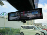 インテリジェントスマートルームミラー カメラで捕らえた映像が映りますので車内の荷物や人も後ろの視界を遮りません。通常のルームミラーとしても使えます。