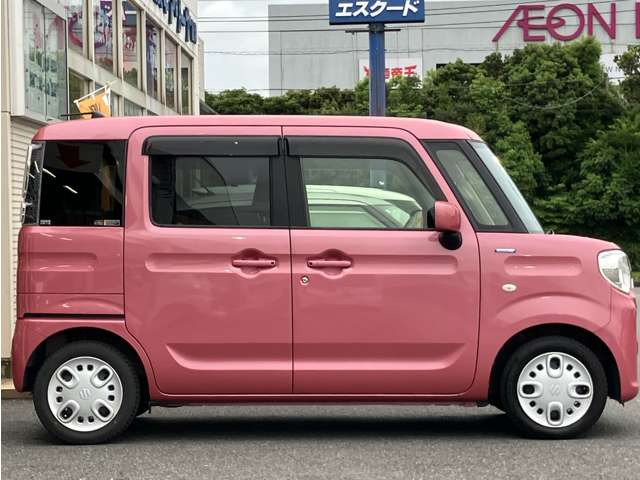 スズキページ ピンク スズキ スペーシア 4WDピンク色 使用感あり