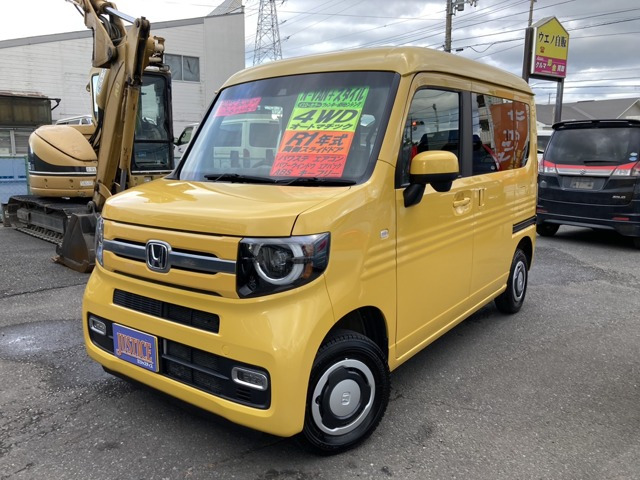 N-VAN +スタイル ファン ターボ ホンダセンシング 4WD 両側スライド LEDヘッドライト...