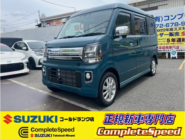 エブリイワゴン PZターボスペシャル 新型CVT LEDライト 届出済み未使用車12km