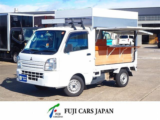 ミニキャブトラック 移動販売車 キッチンカー 2面販売窓