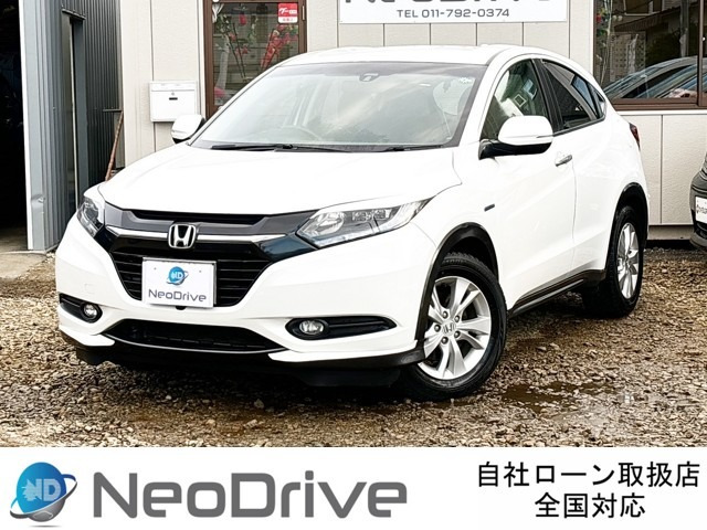 ヴェゼル 1.5 ハイブリッド X 4WD 寒冷地 エアロ ローダウン 純正ナビ