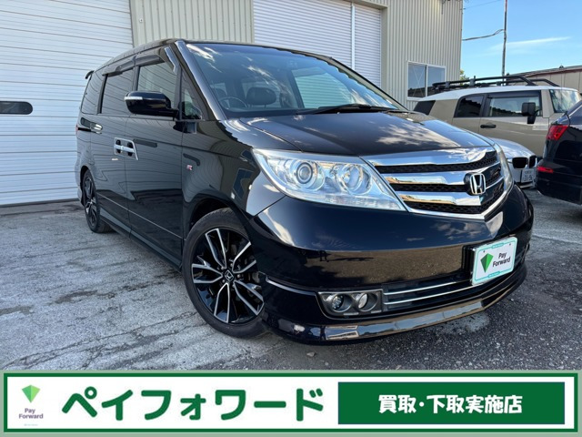 中古車 ホンダ エリシオン 3.5 プレステージ SG HDDナビ パッケージ 4WD 両側Pスライドドア 後席モニター夏冬T付 の中古車詳細  (53,000km, ブラック, 北海道, 108万円) | 中古車情報・中古車検索なら【車選びドットコム（車選び.com）】