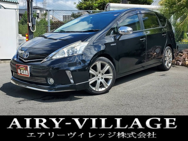 中古車 トヨタ プリウスα 1.8 G ツーリングセレクション モデリスタFリップ・マフラー/純正HDDナビ の中古車詳細 (58,000km,  ブラック, 埼玉県, 118万円) | 中古車情報・中古車検索なら【車選びドットコム（車選び.com）】