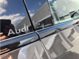 Bピラーにモデル名を記す、新しい新しいAudiのスタイルです。