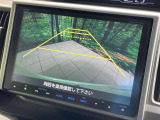 【バックカメラ】駐車時に後方がリアルタイム映像で確認できます。大型商業施設や立体駐車場での駐車時や、夜間のバック時に大活躍!運転スキルに関わらず、今や必須となった装備のひとつです!